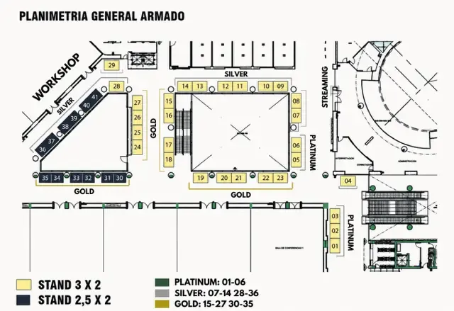 Plano general del salón